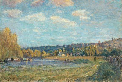 Die Seine in Saint-Cloud von Alfred Sisley